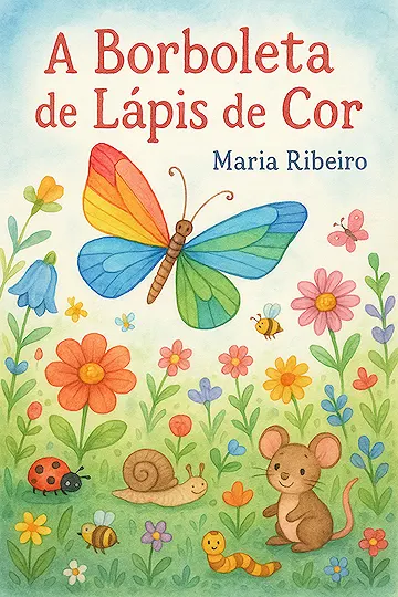 A Borboleta de Lápis de Cor