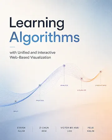 Learning Algorithms with Unified and Interactive Web-Based Visualization