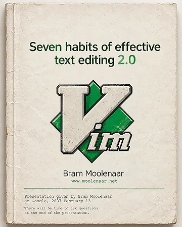 Seven habits of effective text editing