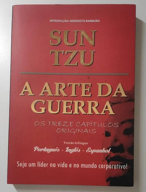 Capa do livro A arte da guerra, de Sun Tzu