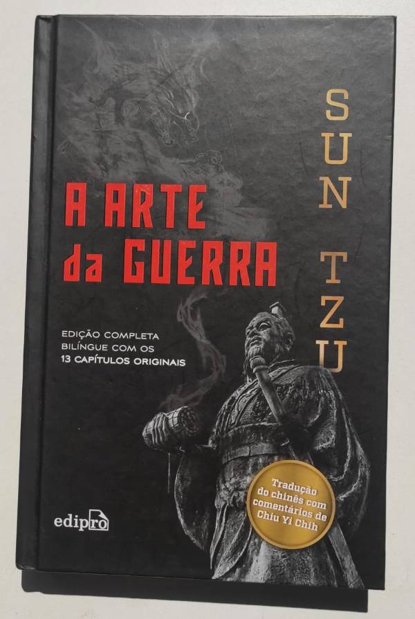 Capa do livro A arte da guerra, de Sun Tzu