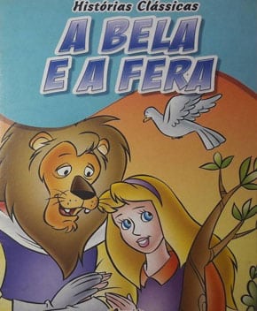 Capa do livro A Bela e a Fera, de Gabrielle-Suzanne