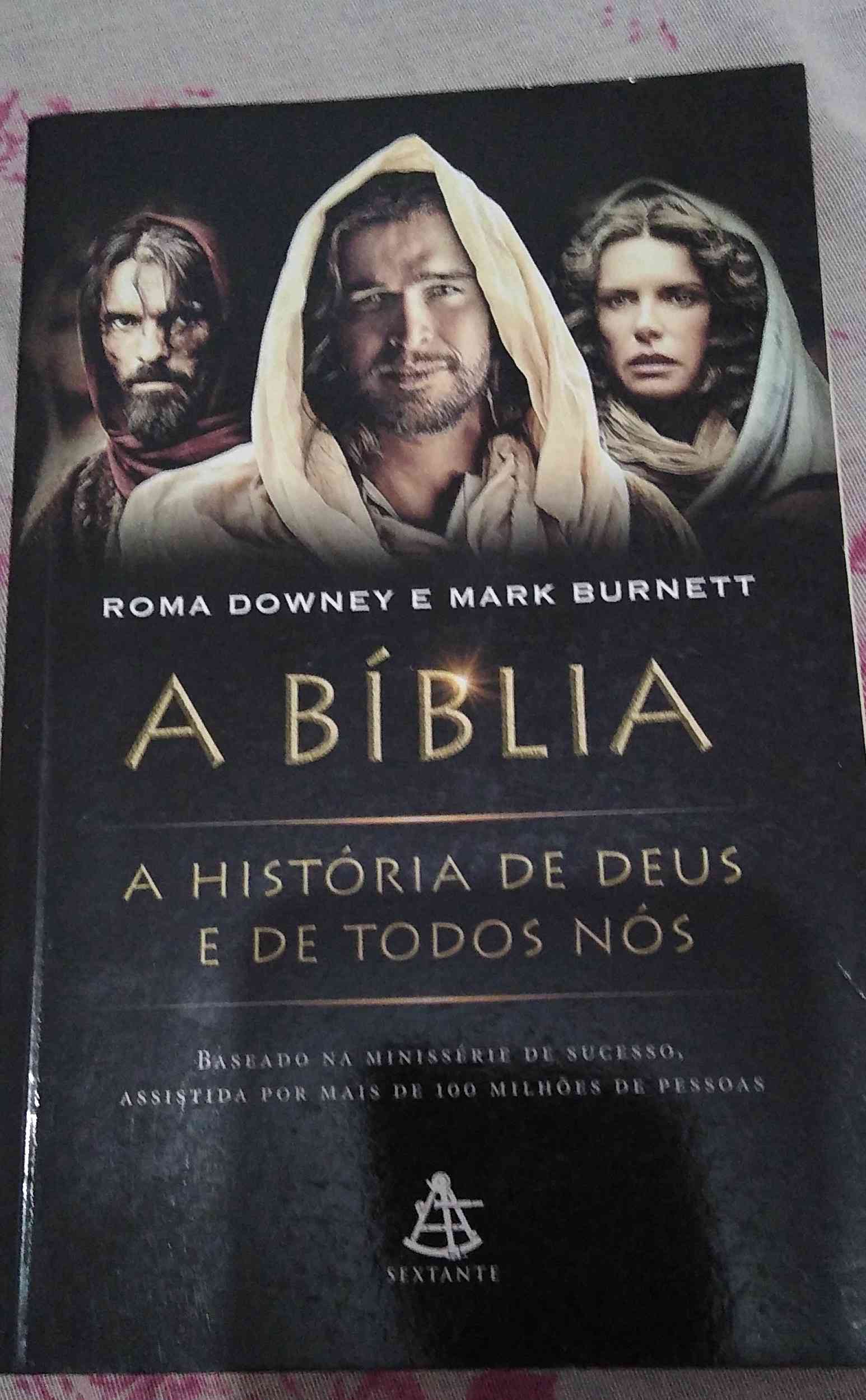 Capa do livro A bíblia , de Roma downey e Mark burnett