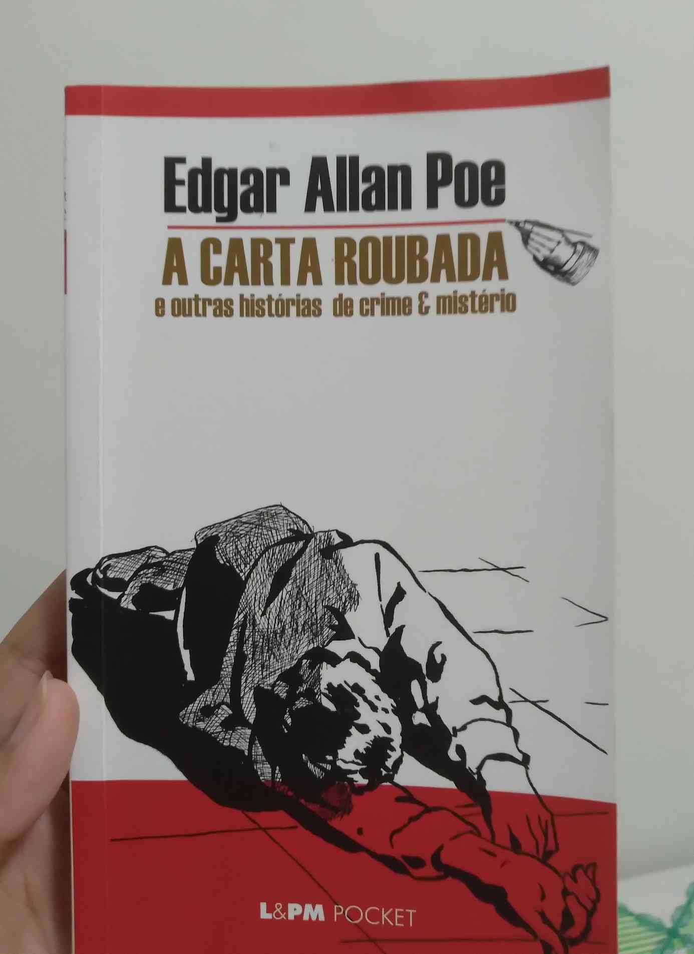 Capa do livro A carta roubada , de Edgar Allan Poe