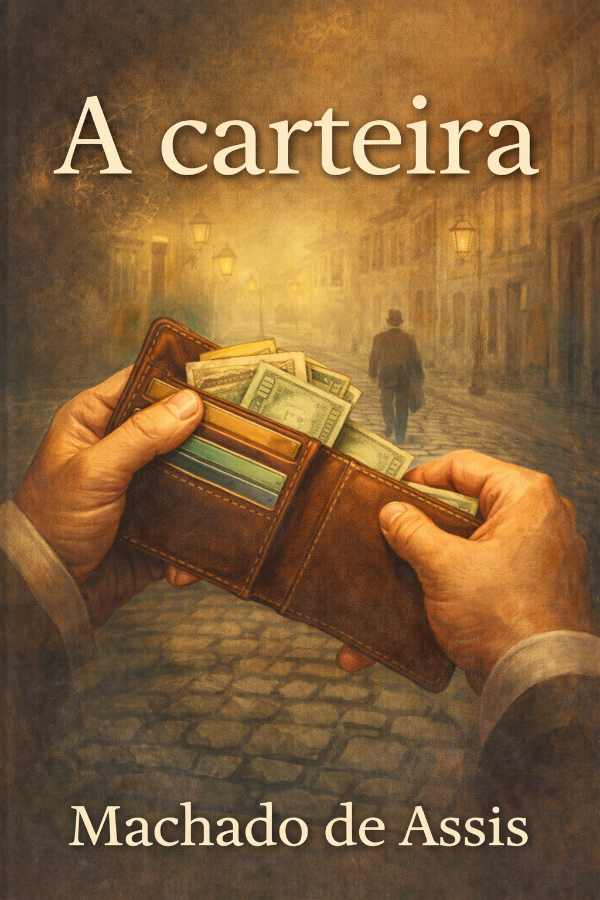 Capa do livro A carteira, de Machado de Assis