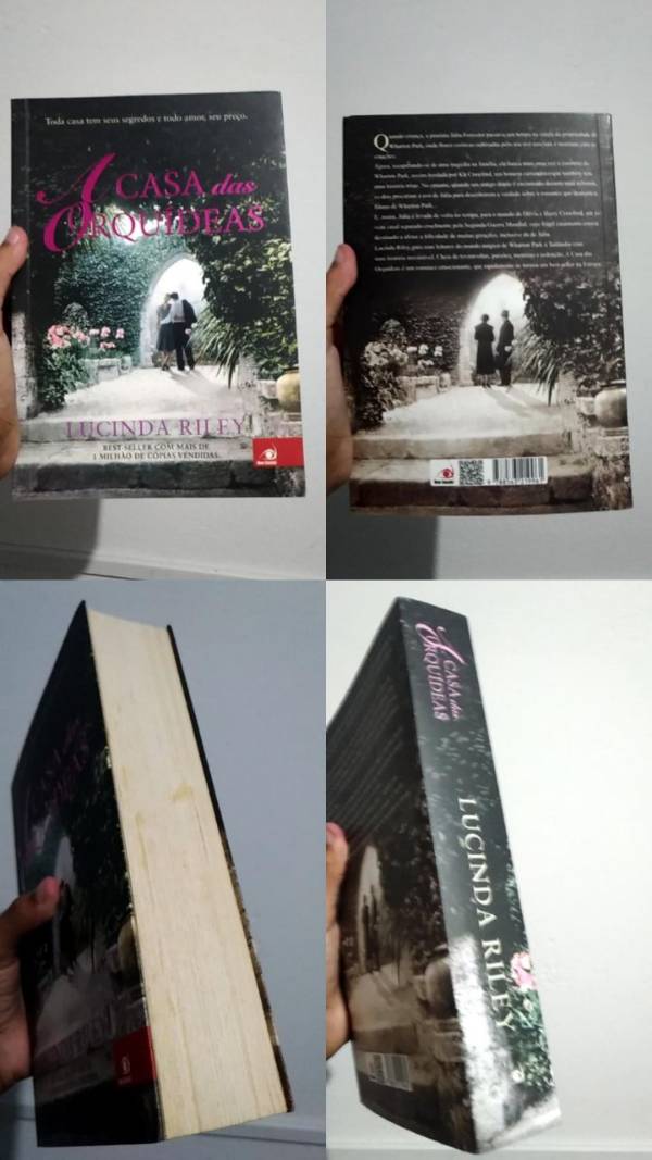 Capa do livro a casa das orquideas, de lucinda riley