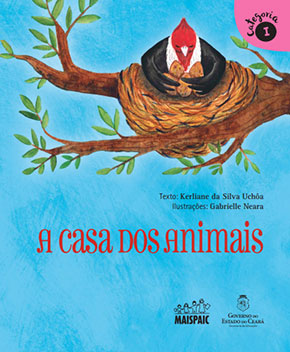 Capa do livro A Casa dos Animais, de Kerliane Uchôa