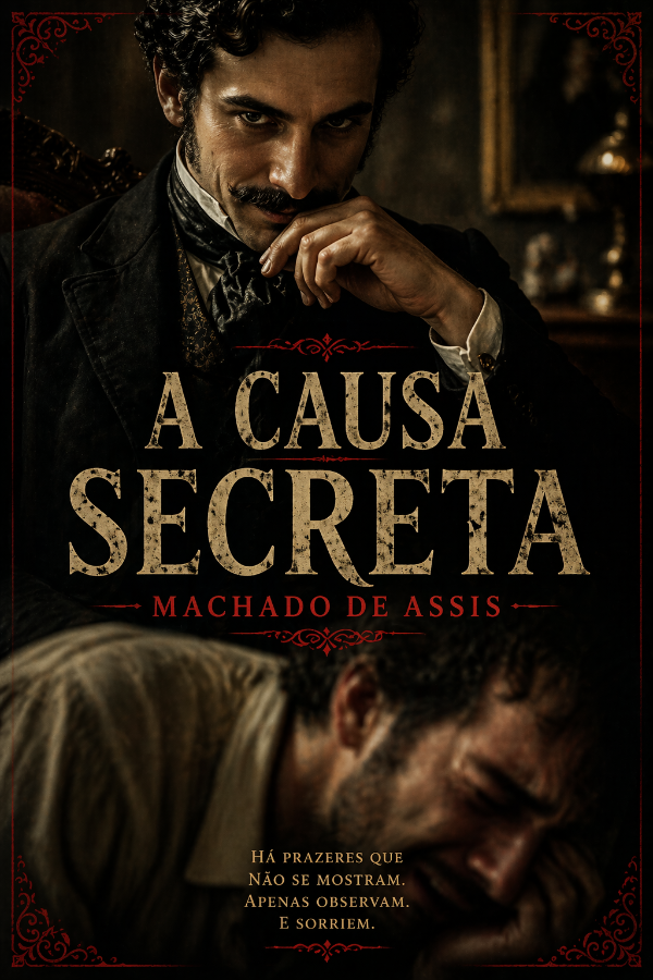 Capa do livro A Causa Secreta, de Machado de Assis