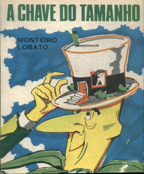 Capa do livro A Chave do Tamanho, de Monteiro Lobato