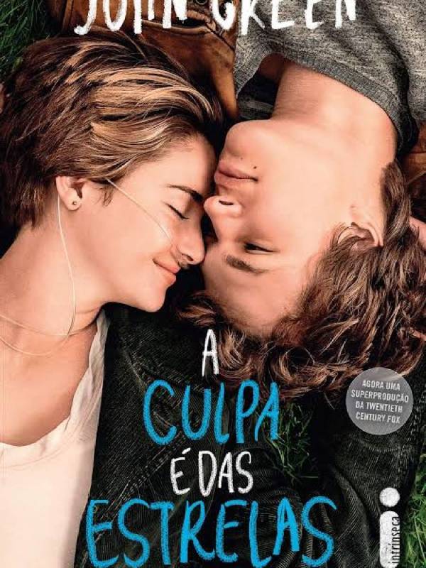 Capa do livro A Culpa é das Estrelas, de Johm Greem