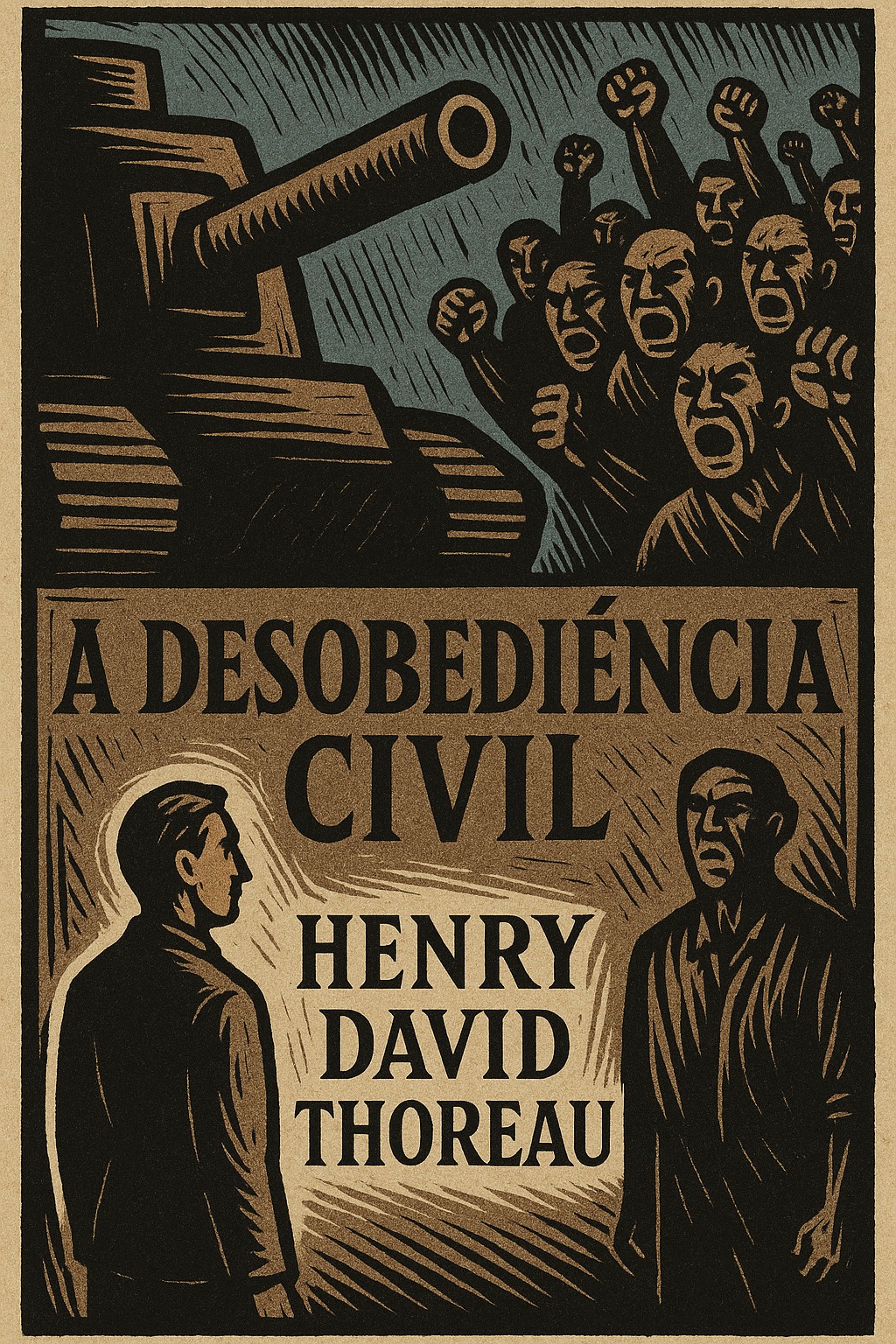 Capa do livro A Desobediência Civil, de Henry David Thoreau