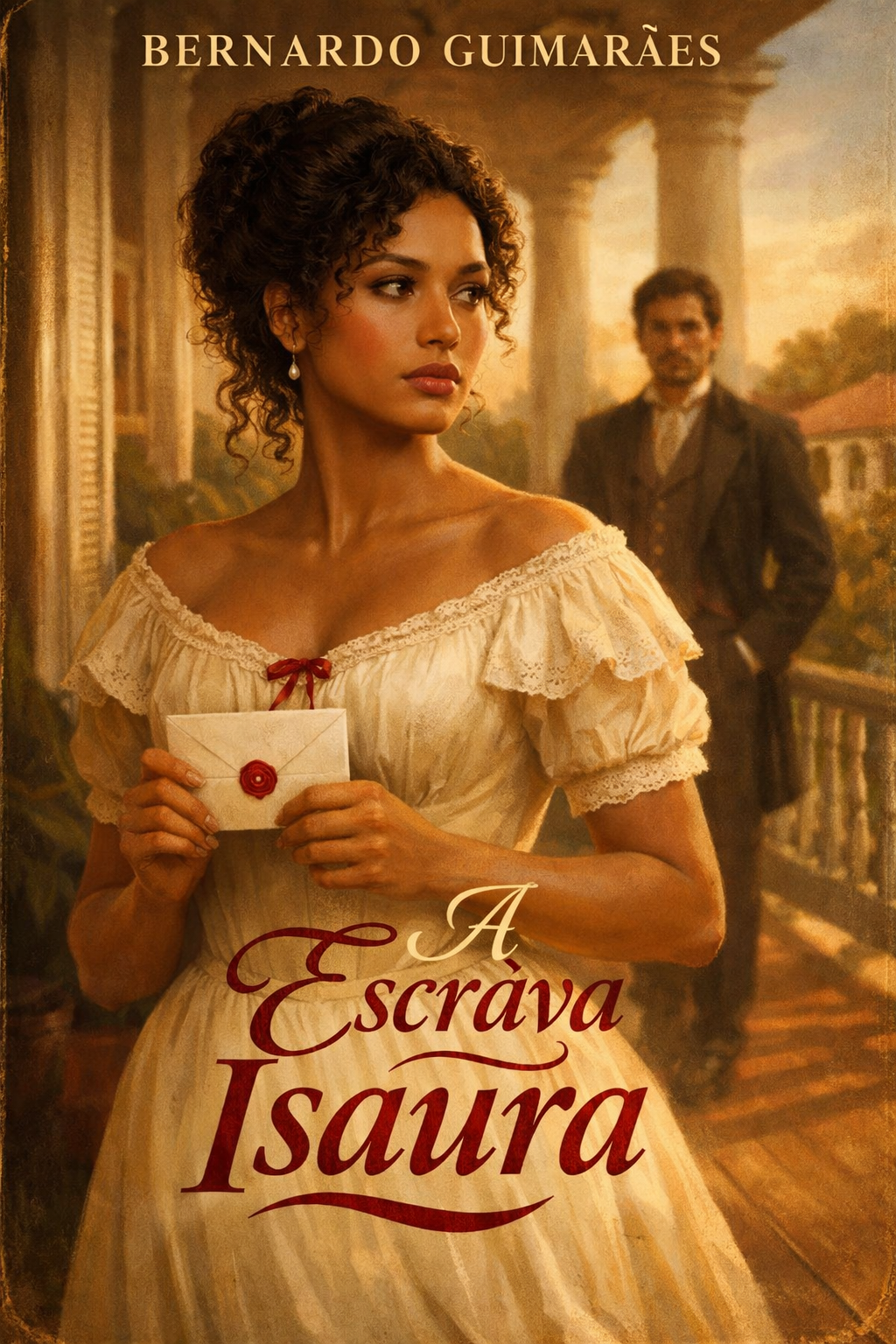 Capa do livro A Escrava Isaura, de Bernardo Guimarães