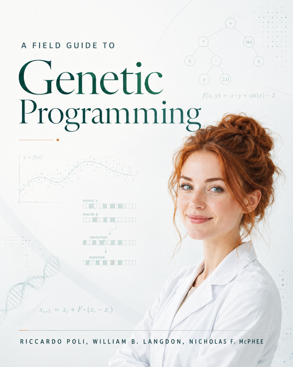 Capa do livro A Field Guide To Genetic Programming, de Riccardo Poli, William B. Langdon, Nicholas F. McPhee