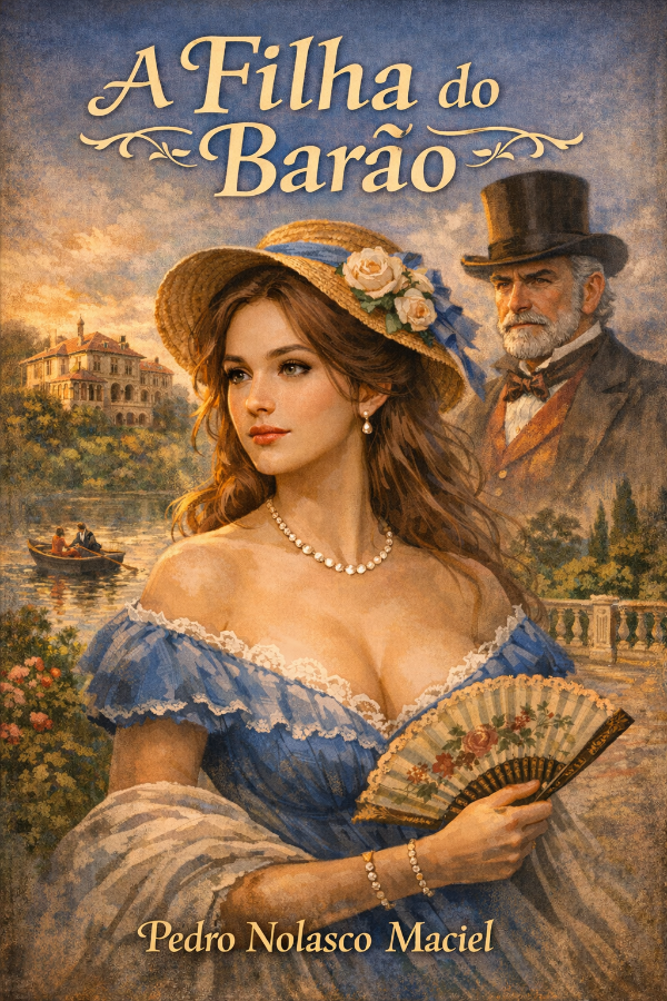 Capa do livro A Filha do Barão, de Pedro Nolasco Maciel