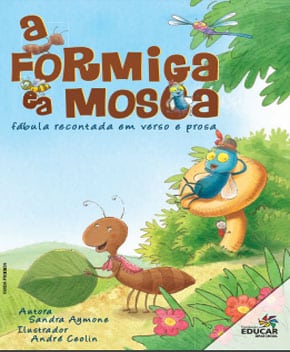 Capa do livro A Formiga e a Mosca, de Sandra Aymone