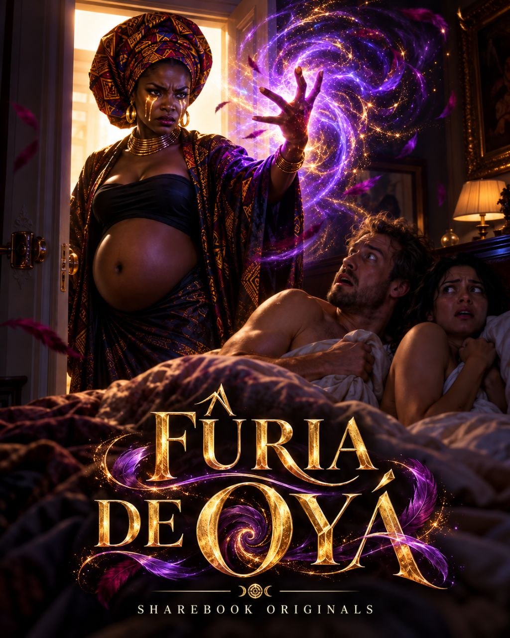 Capa do livro A Fúria de Oyá, de Sharebook Originals