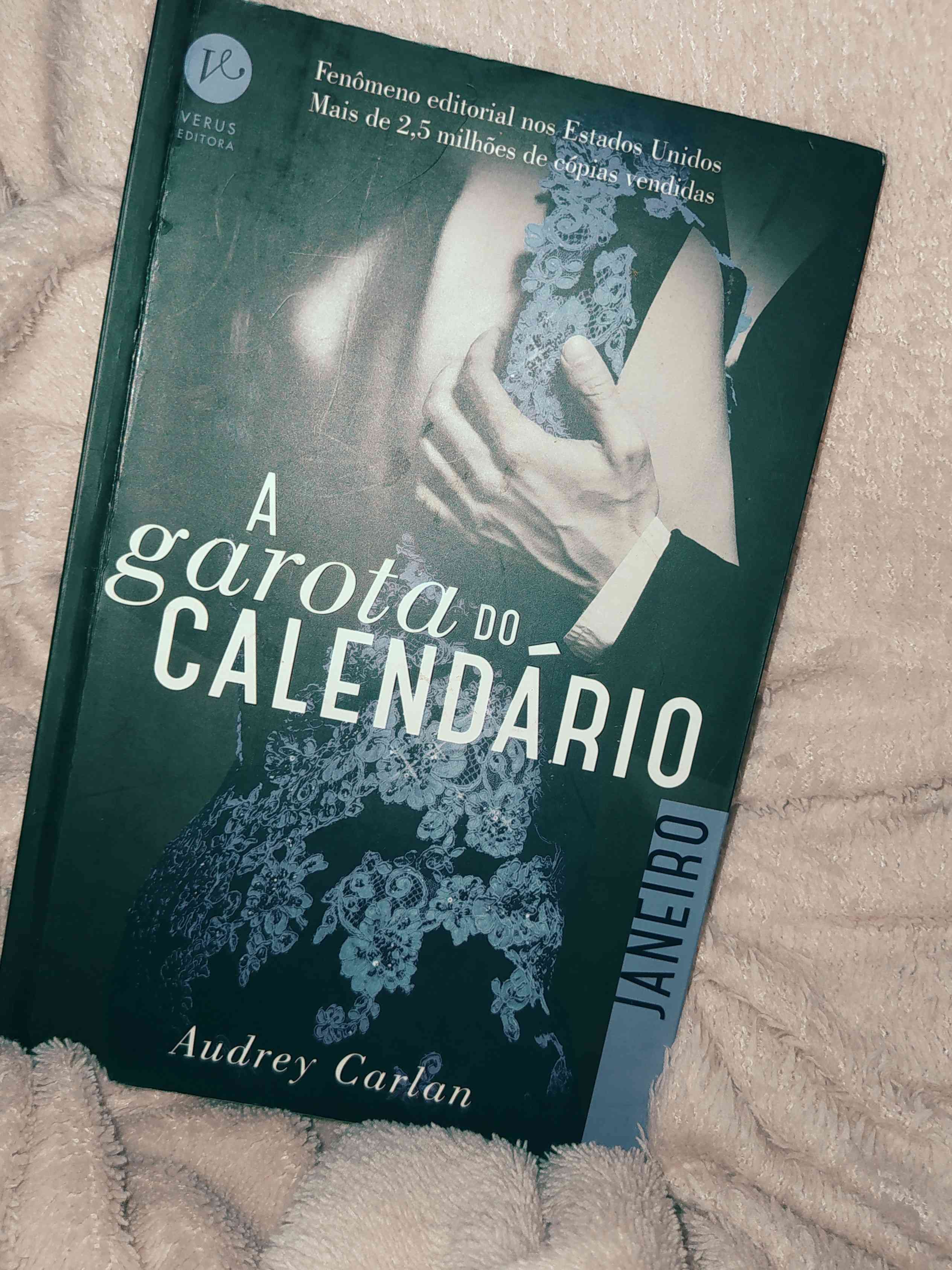 Capa do livro A garota do calendário (Janeiro), de Audrey Carlan