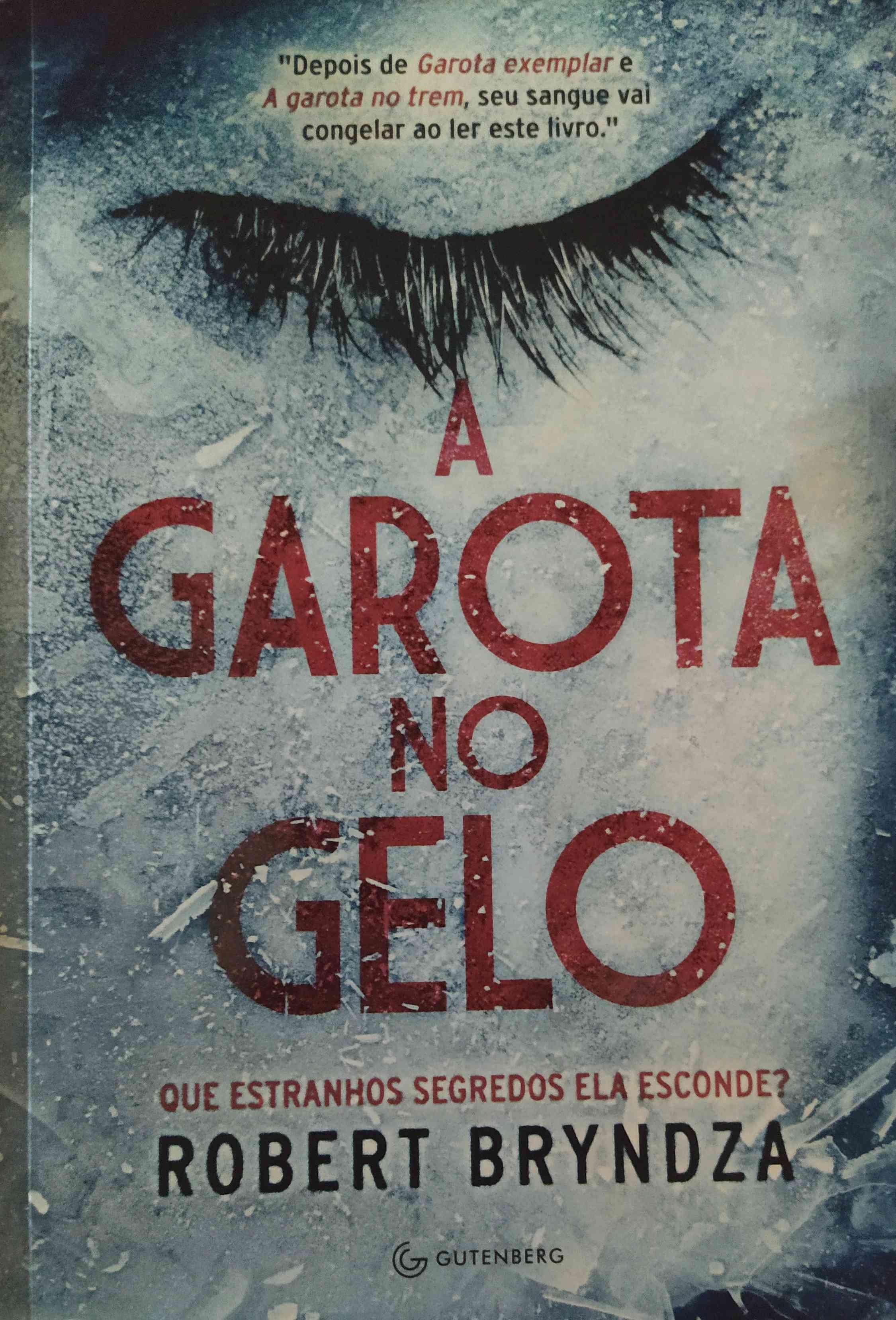 Capa do livro A Garota no Gelo, de Robert Bryndza