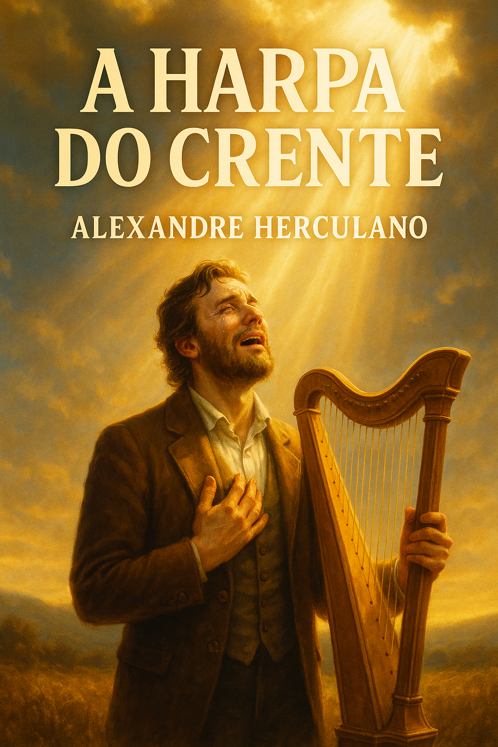 Capa do livro A Harpa do Crente, de Alexandre Herculano