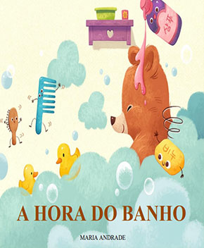 Capa do livro A Hora do Banho, de Maria Andrade