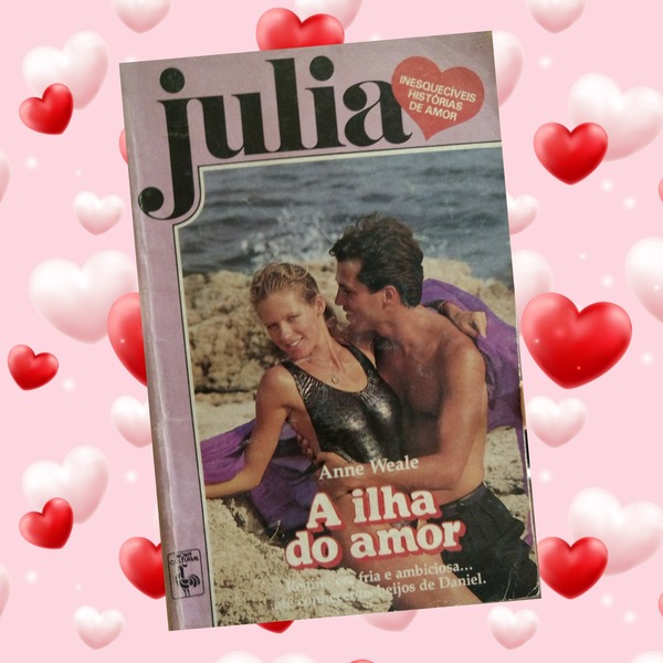 Capa do livro A ilha do amor, de Anne Weale