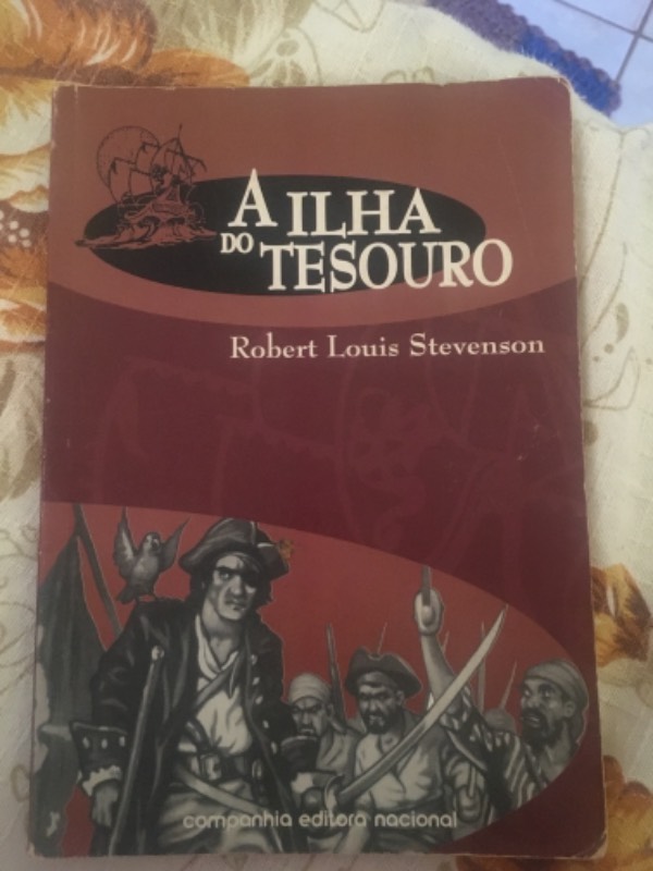 Capa do livro A ilha do Tesouro, de Robert Louis Stevenson