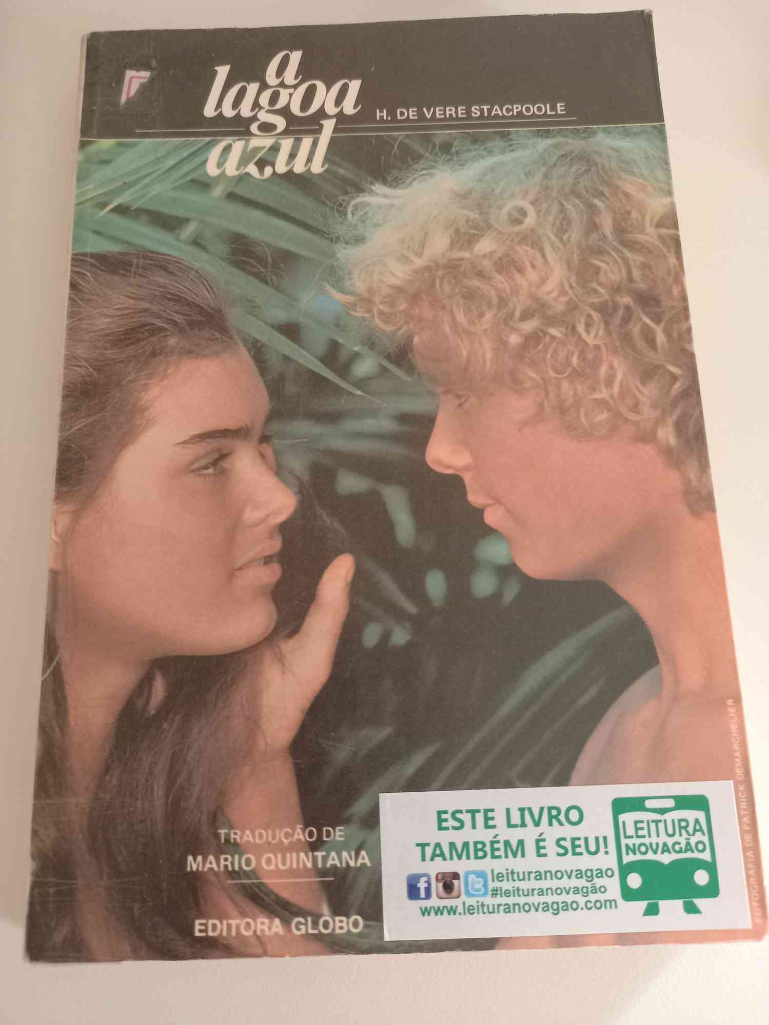 Capa do livro A Lagoa Azul, de H. de Vere Stacpoole