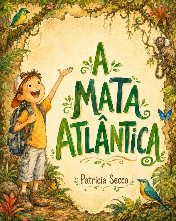 Capa do livro A Mata Atlântica, de Patrícia Secco