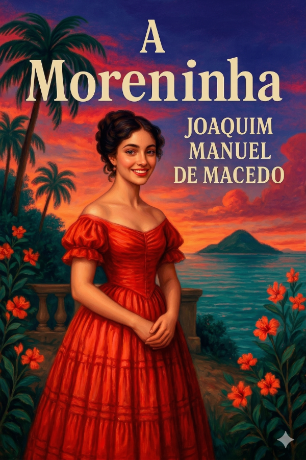 Capa do livro A Moreninha, de Joaquim Manuel De Macedo