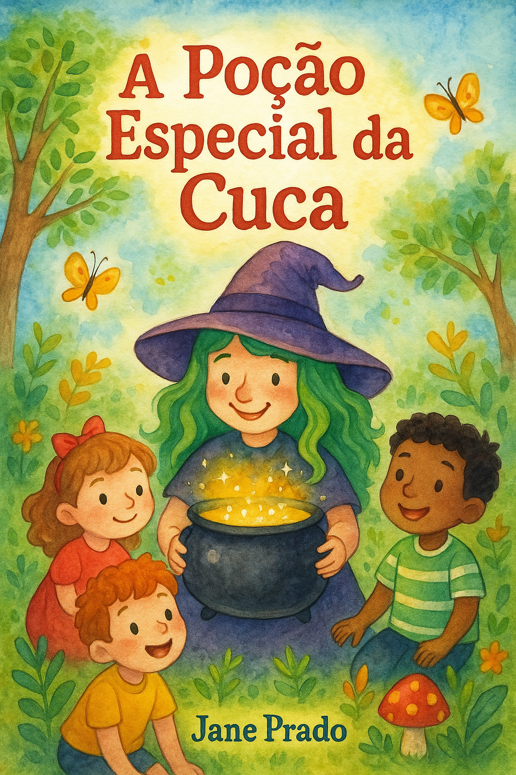 Capa do livro A Poção Especial da Cuca, de Jane Prado