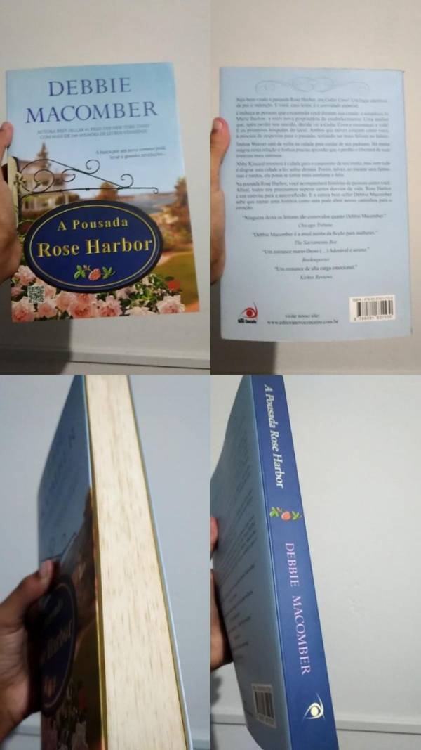 Capa do livro a pousada rose harbor, de debbie macomber