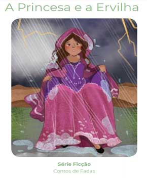 Capa do livro A Princesa e a Ervilha, de Contos de Fadas