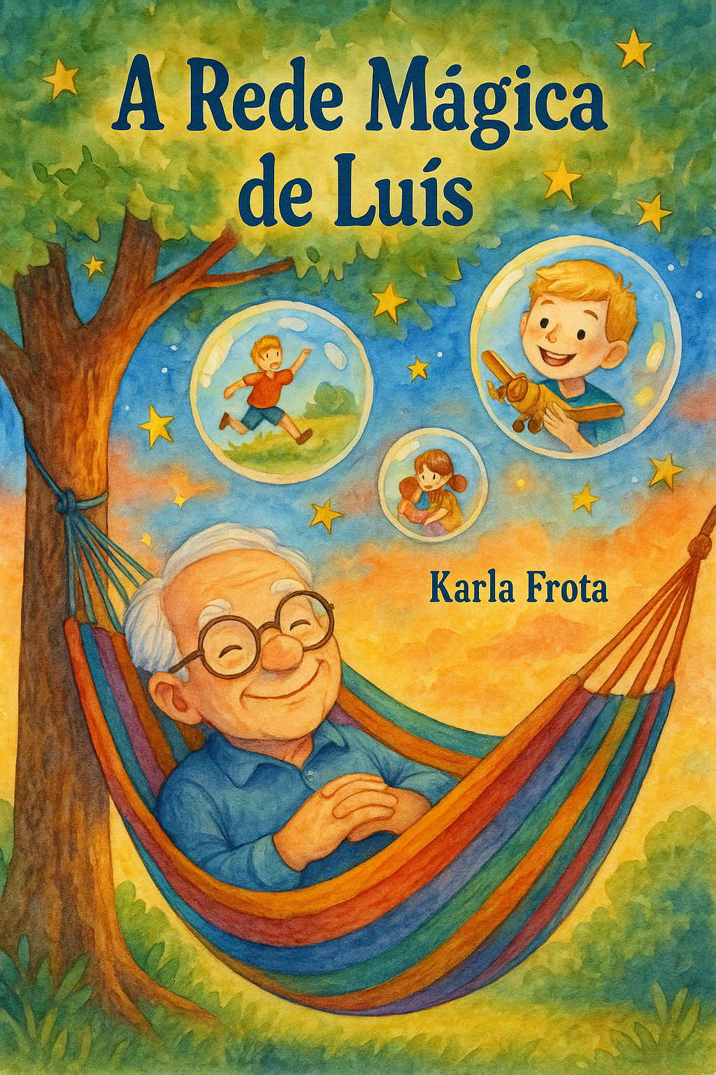 Capa do livro A Rede Mágica de Luís, de Karla Iene Frota