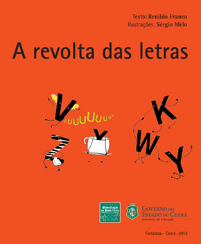 Capa do livro A Revolta das Letras, de Renildo Franco