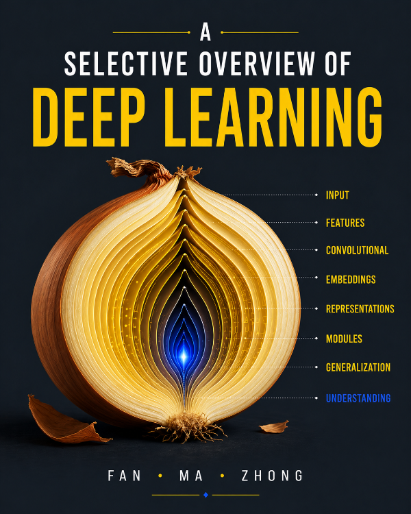 Capa do livro A Selective Overview of Deep Learning, de Fan, Ma, Zhong