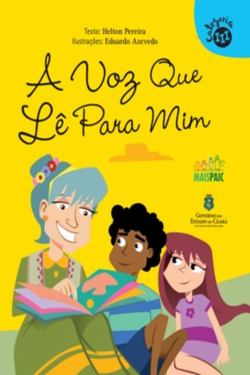 Capa do livro A Voz que Lê para Mim, de Helton Pereira