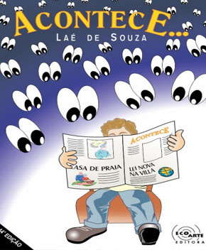 Capa do livro Acontece..., de Laé de Souza