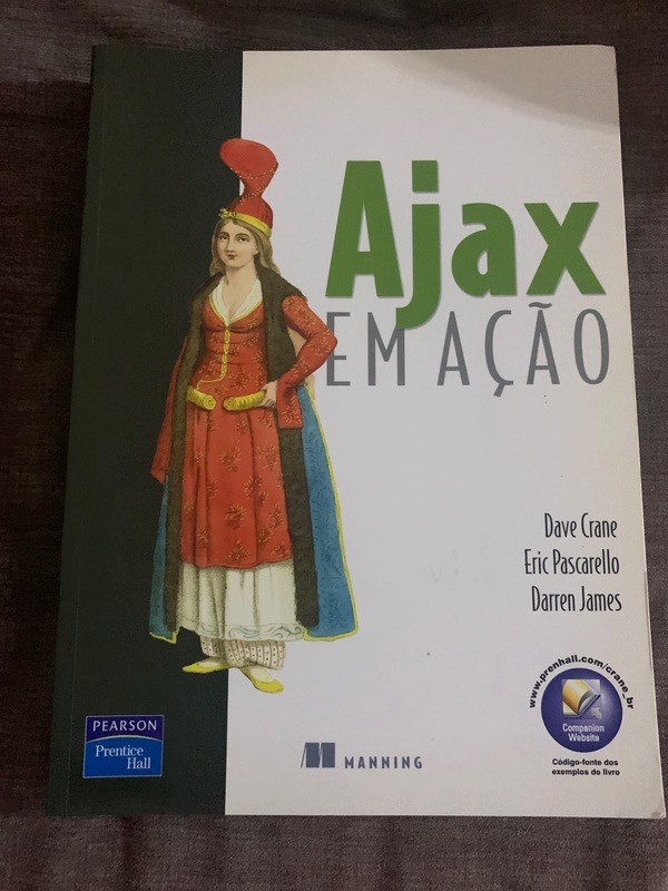 Capa do livro Ajax em Ação , de Dave Crane, Eric Pascarello, Darren James