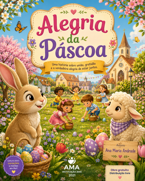 Capa do livro Alegria da Páscoa, de Ana Maria Andrade