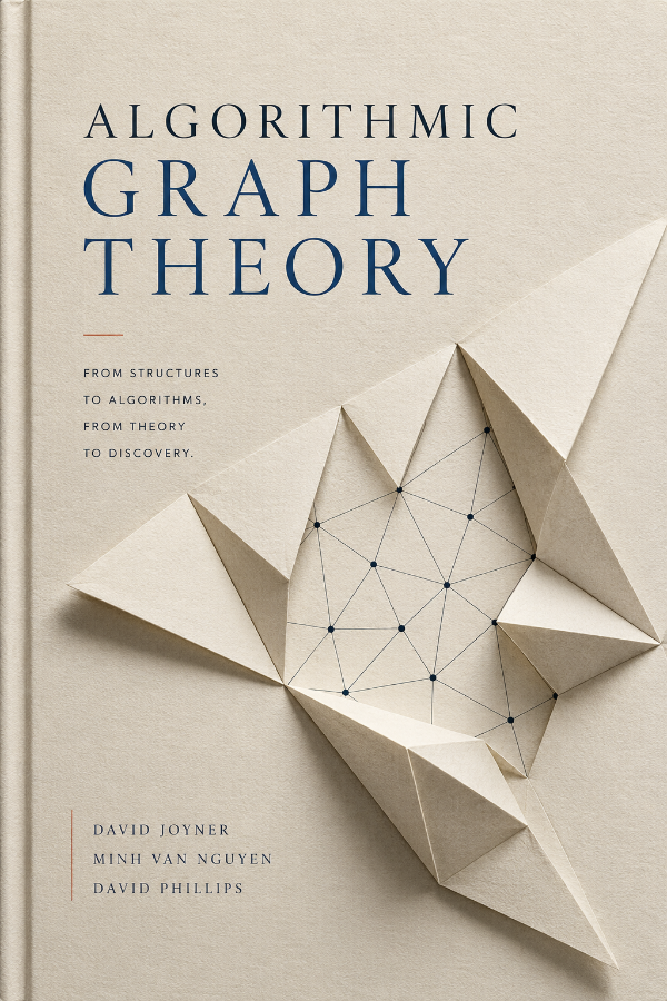 Capa do livro Algorithmic Graph Theory, de David Joyner, Minh Van Nguyen, David Phillips