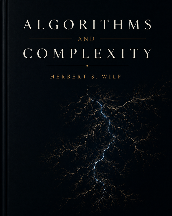 Capa do livro Algorithms and Complexity, de Herbert S. Wilf