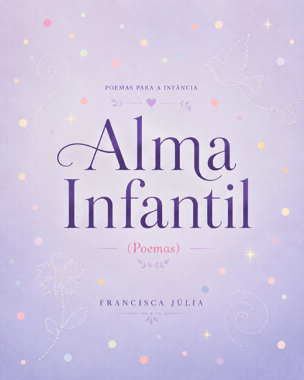 Capa do livro Alma Infantil (Poemas), de Francisca Júlia