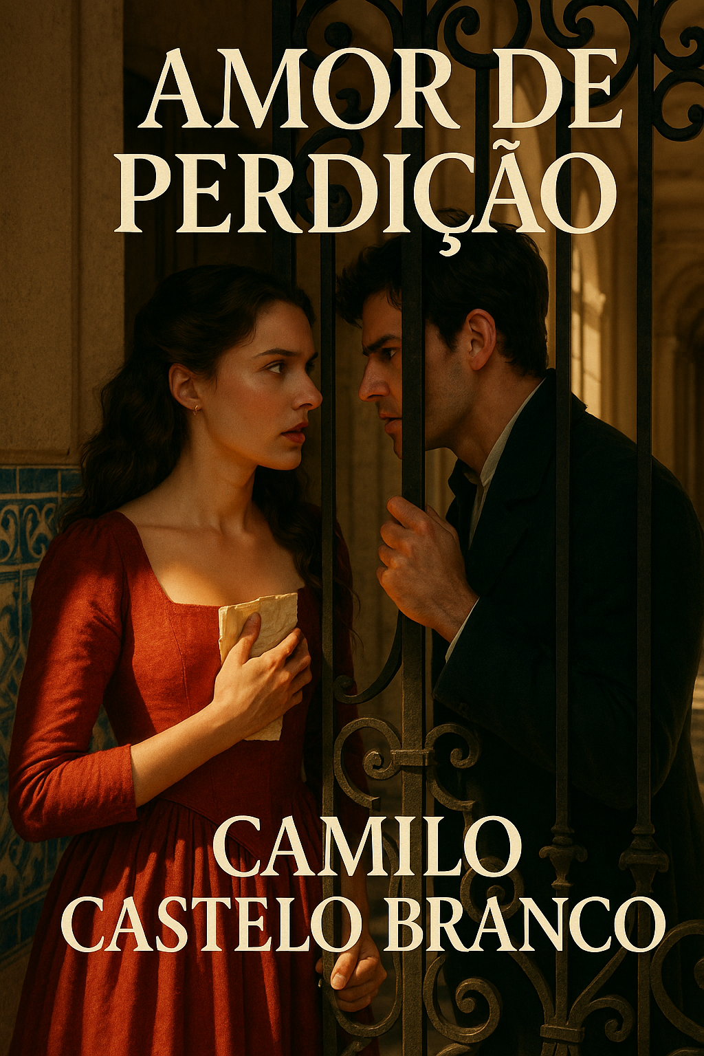 Capa do livro Amor de Perdição, de Camilo Castelo Branco