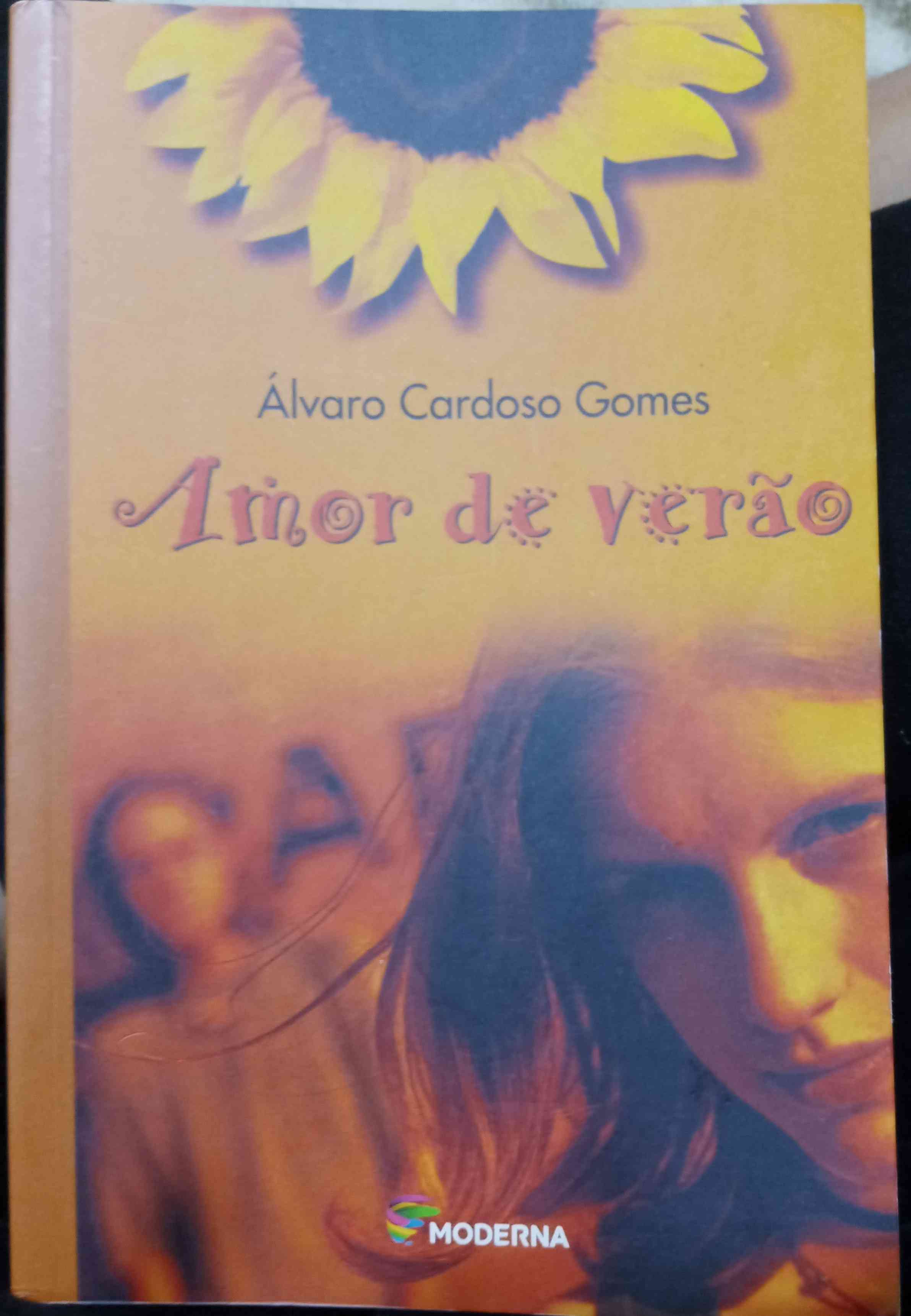 Capa do livro Amor de verão, de Álvaro Cardoso Gomes