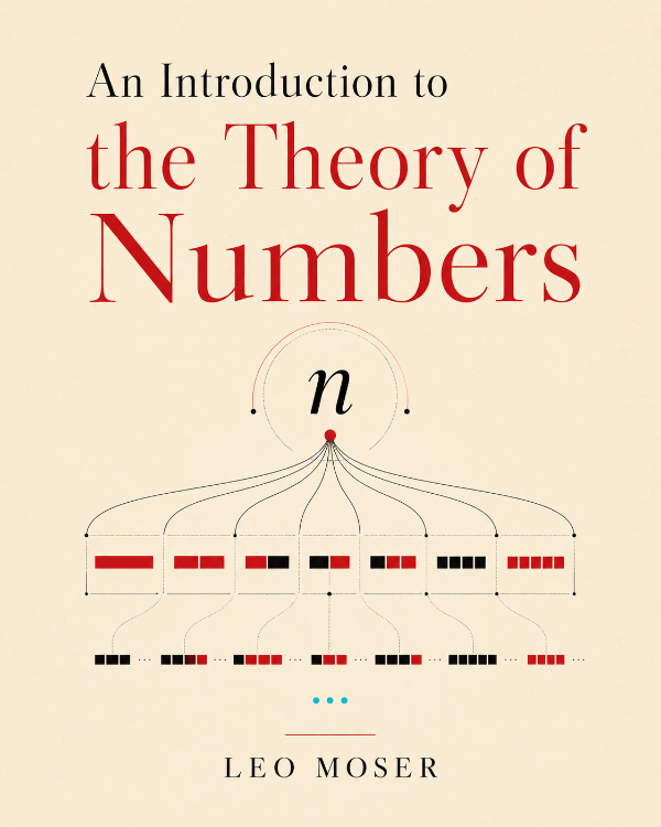 Capa do livro An Introduction to the Theory of Numbers, de Leo Moser
