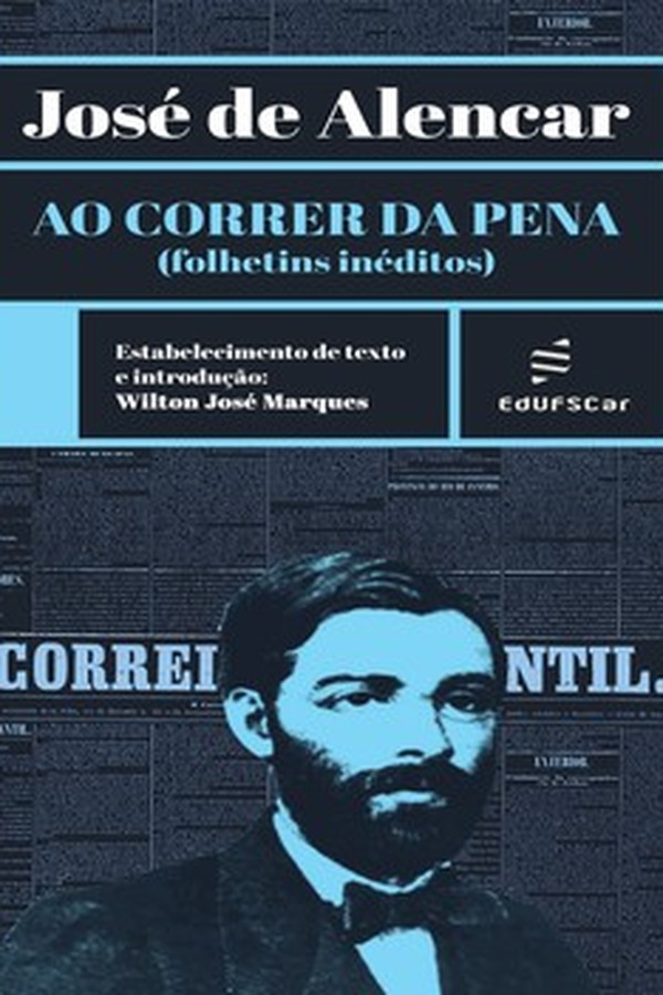 Capa do livro Ao Correr da Pena, de José de Alencar