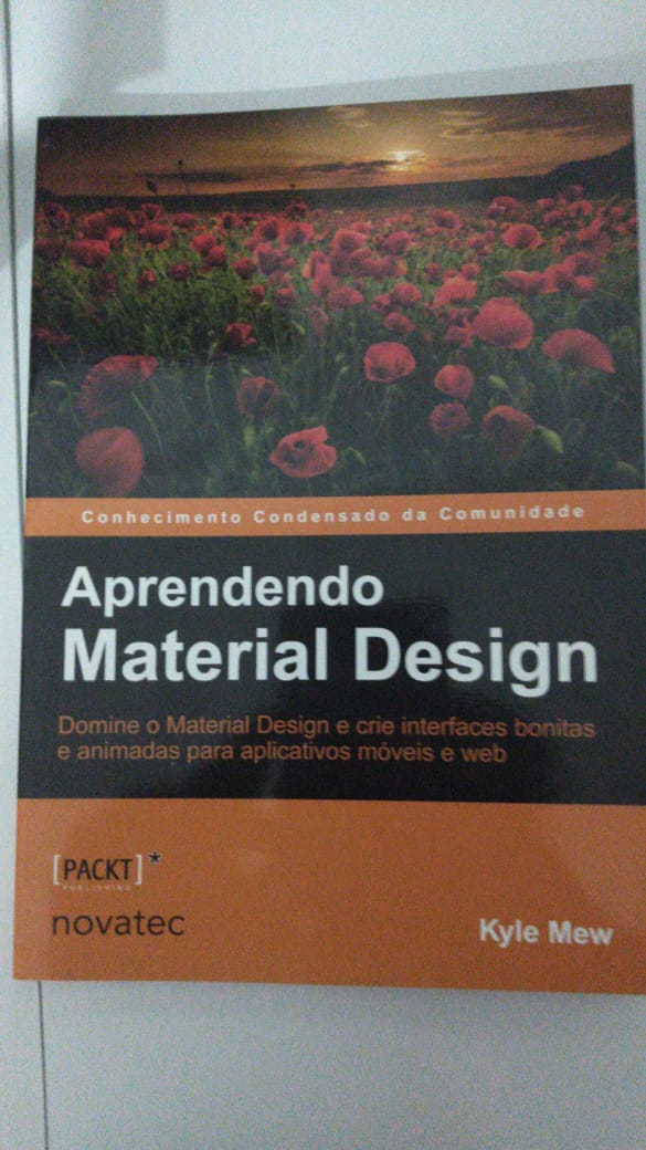 Capa do livro Aprendendo Material Design, de Kyle Mew