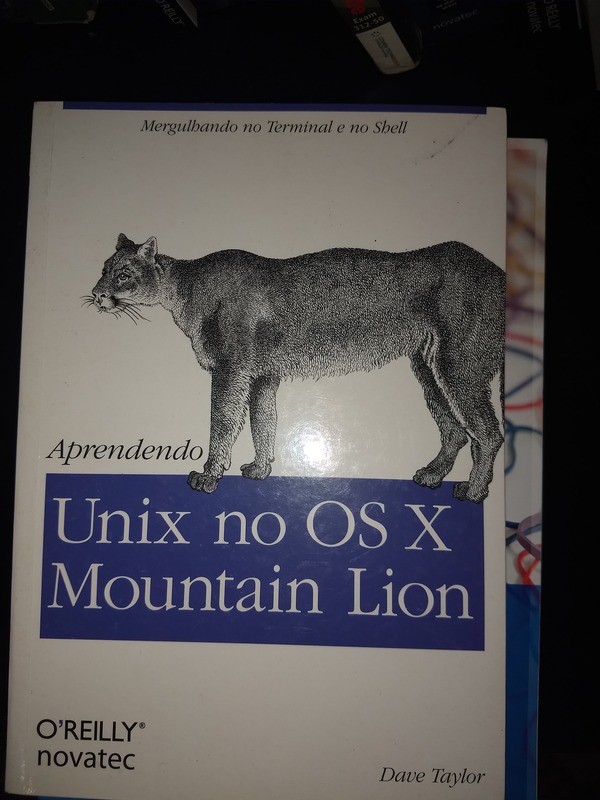 Capa do livro Aprendendo Unix no OS X Mountain Lion, de Dave Taylor