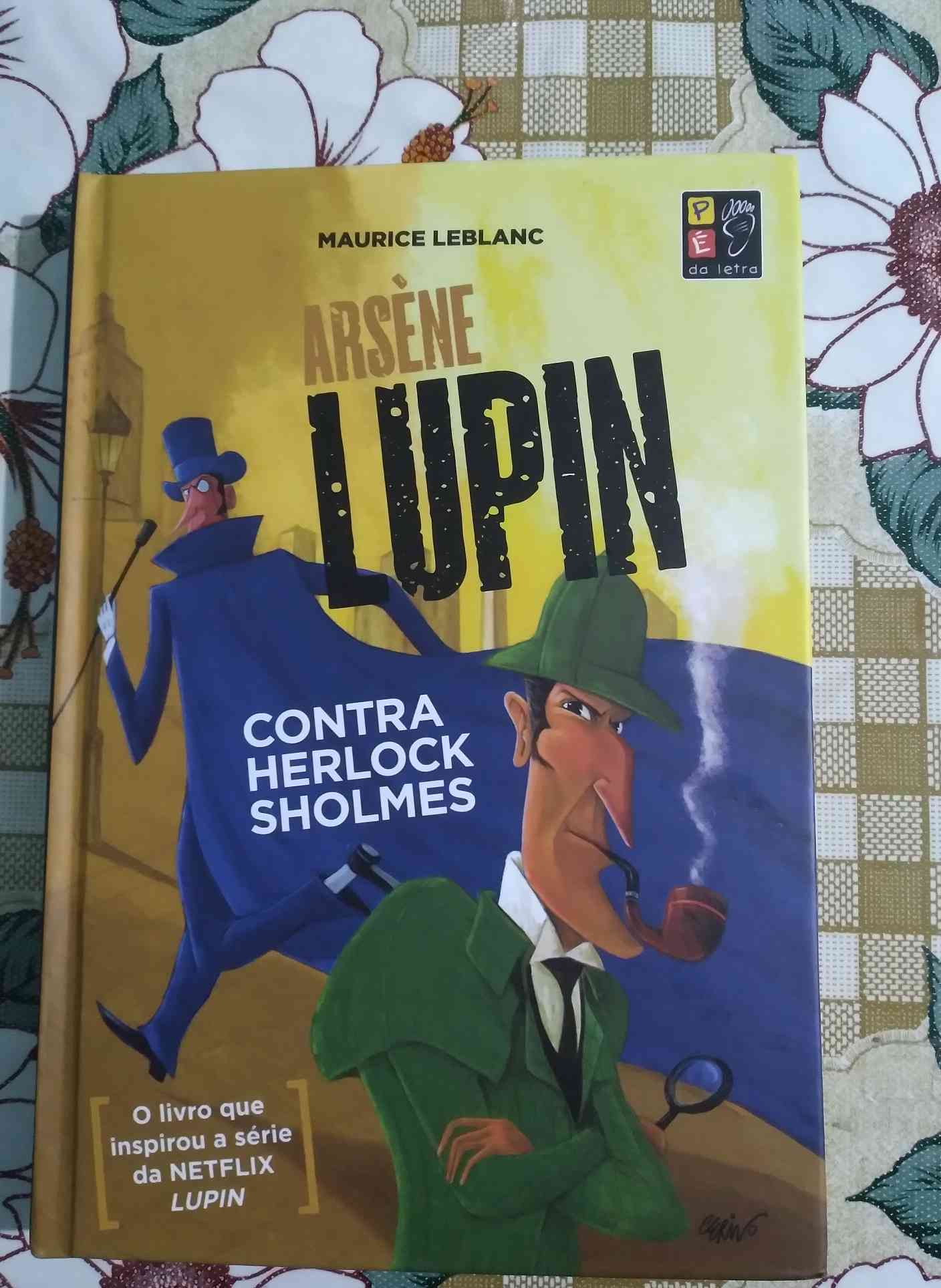 Capa do livro Arsène Lupin contra Herlock Sholmes, de Maurice Leblanc