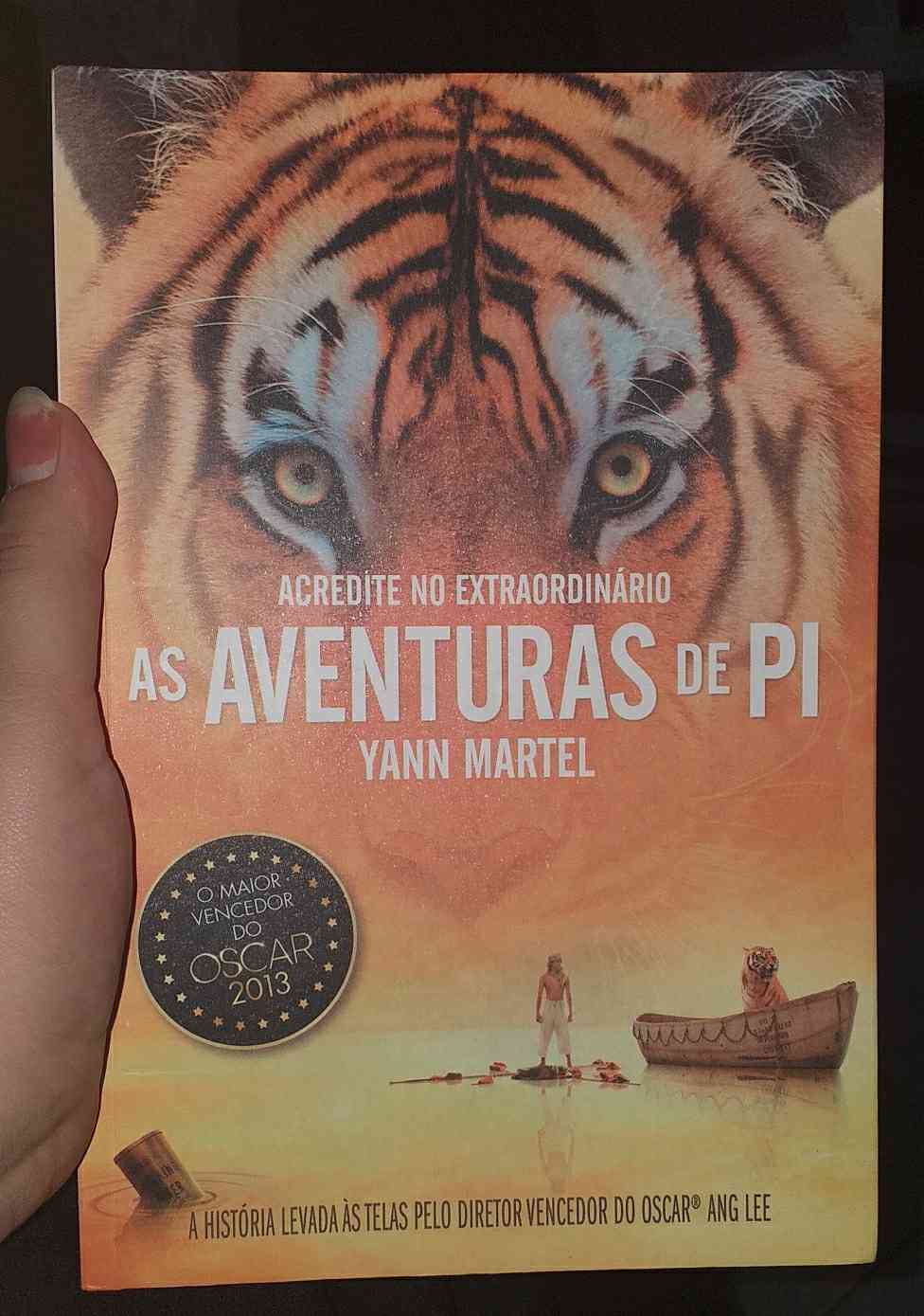 Capa do livro As aventuras de Pi , de Yann Martel